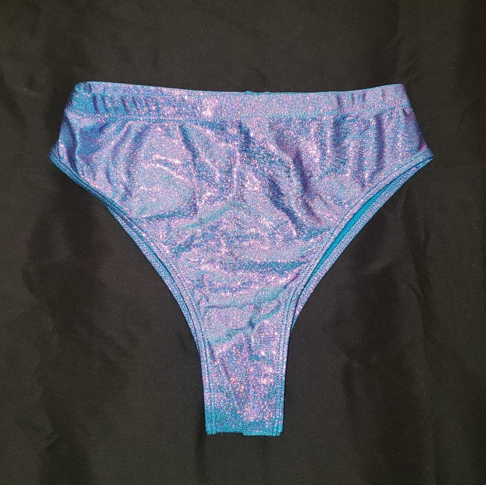 FRW High Waisted Holographic Brazilian Bottom